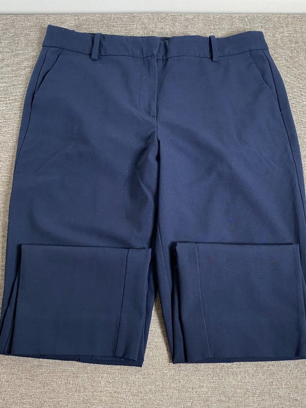 J. Crew Ruby Crop Dress Pants Women's 12 High Rise Blue Office Career - Picture 3 of 14